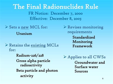 combined uranium siren wi|Radionuclides Rule .